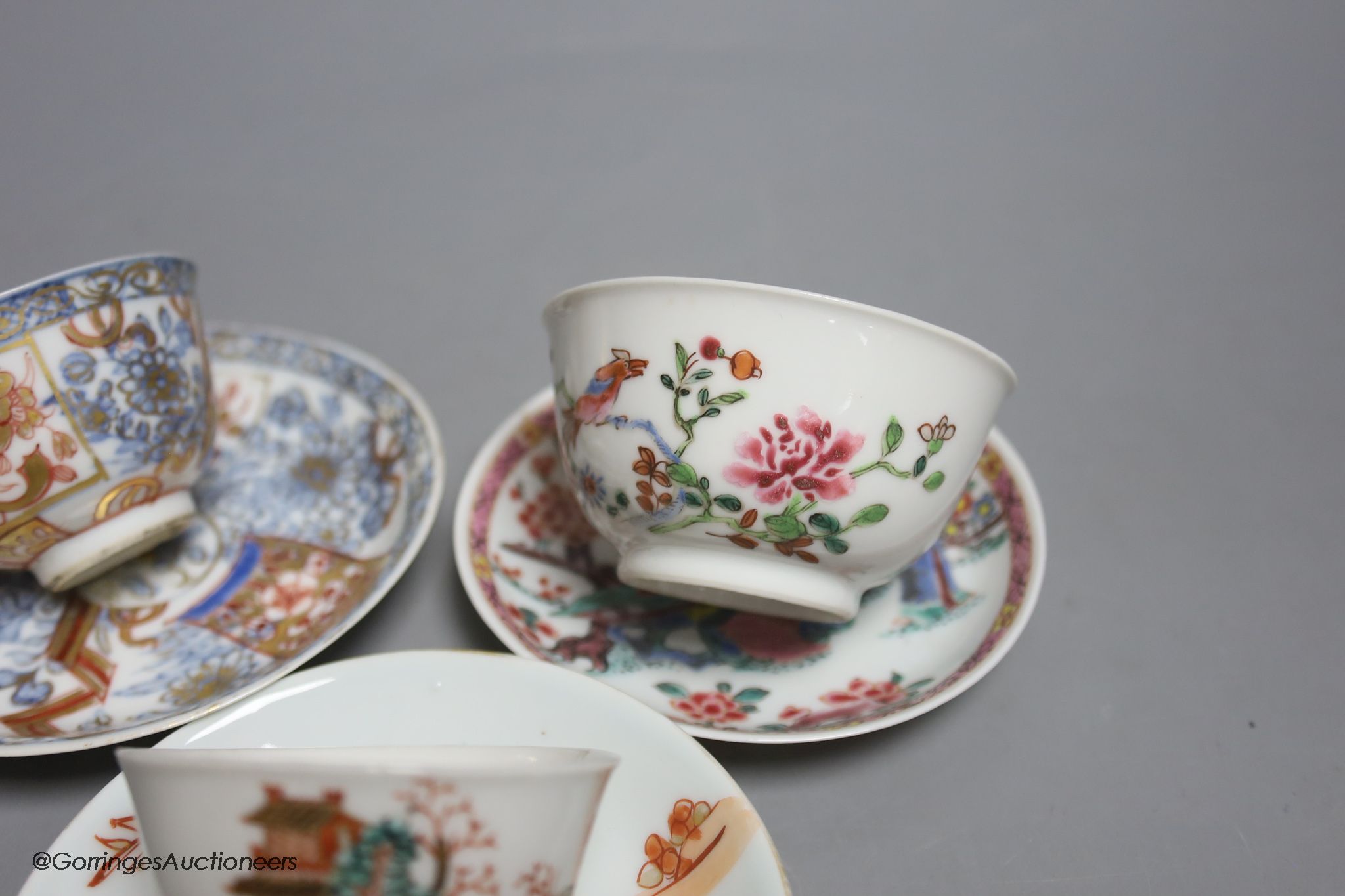 A small collection of 18th century Chinese porcelain